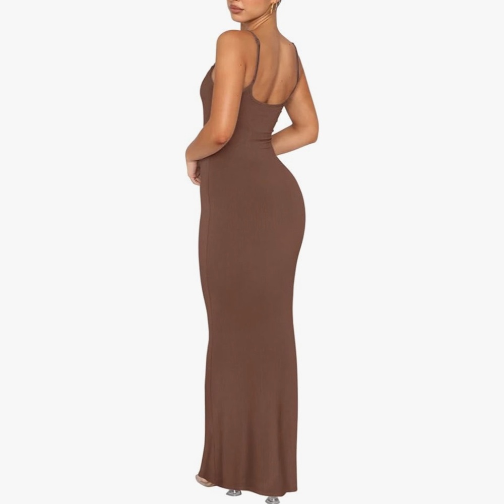 REORIA Women's Sleeveless Ribbed Bodycon Maxi Dress- Size M- BNWOT - Picture 3 of 9